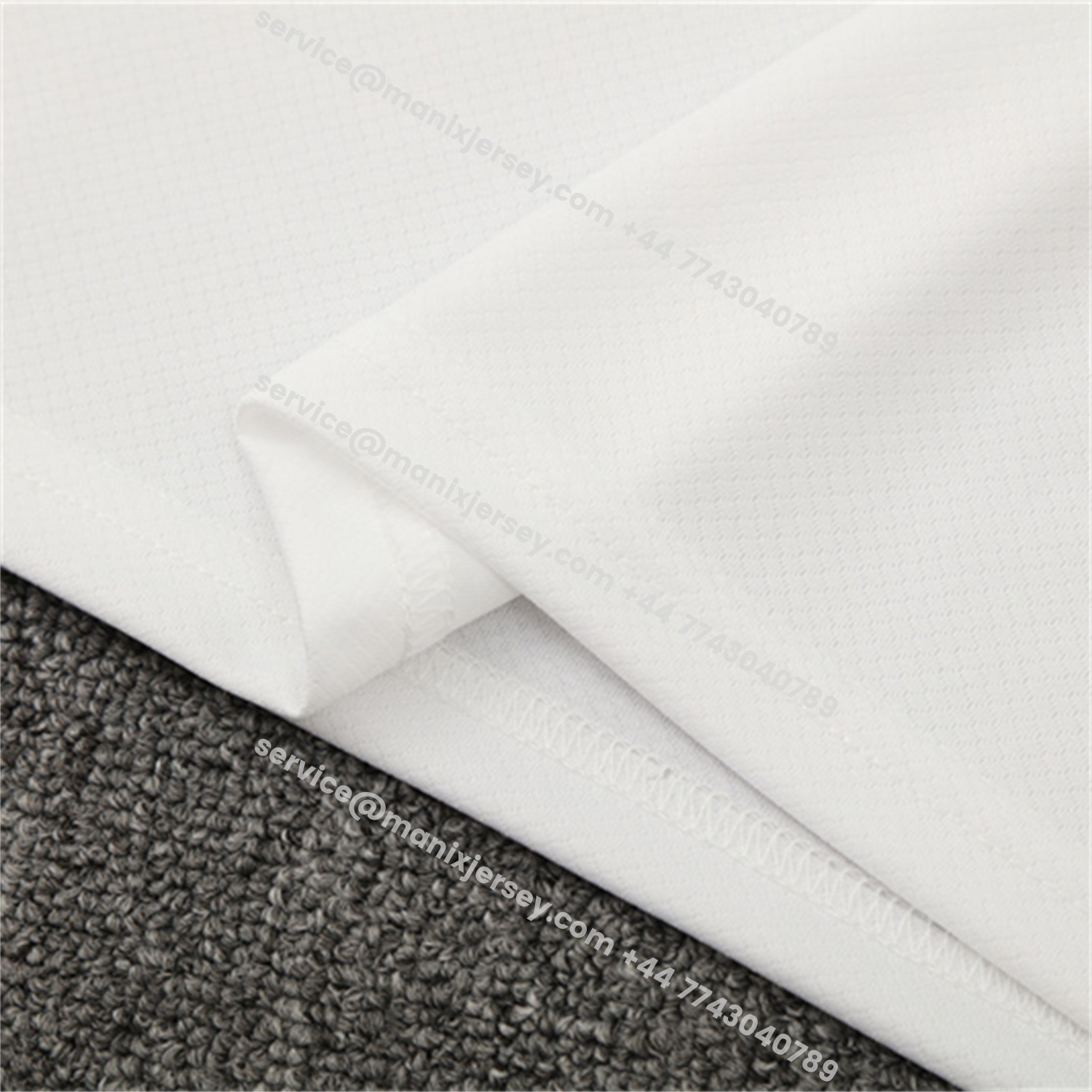 ManixJersey.com | Paris Saint-Germain PSG 25-26 Short-Sleeve Training Set - White Top & Black Shorts -Customize Name, Number and Patch | Worldwide Shipping