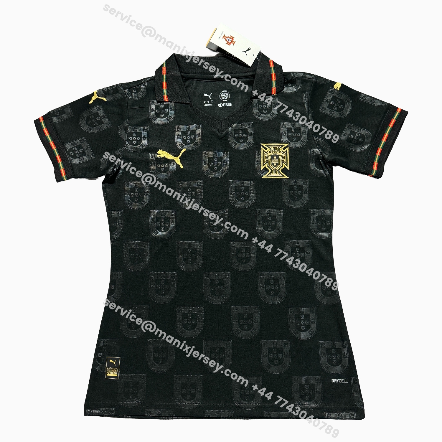 ManixJersey.com | Women's Portugal 2026 Eusébio Special Jersey -Customize Name, Number and Patch | Worldwide Shipping