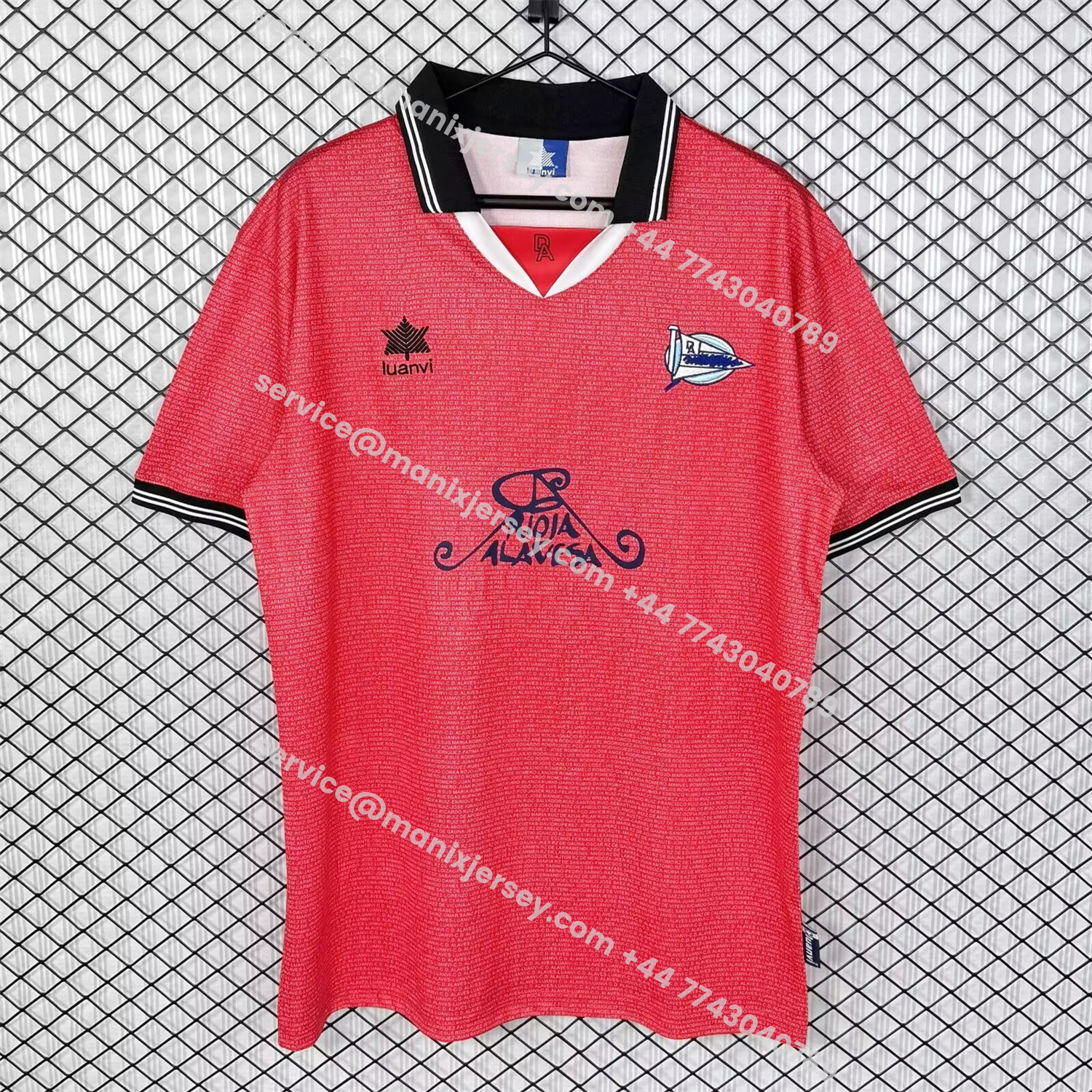 ManixJersey.com | Retro Deportivo Alavés 2000-01 Away Jersey -Customize Name, Number and Patch | Worldwide Shipping