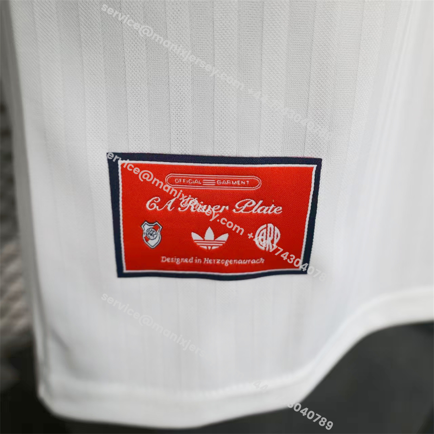 ManixJersey.com | River Plate 25-26 Originals Terrace Icon White Jersey - Player Version -Customize Name, Number and Patch | Worldwide Shipping