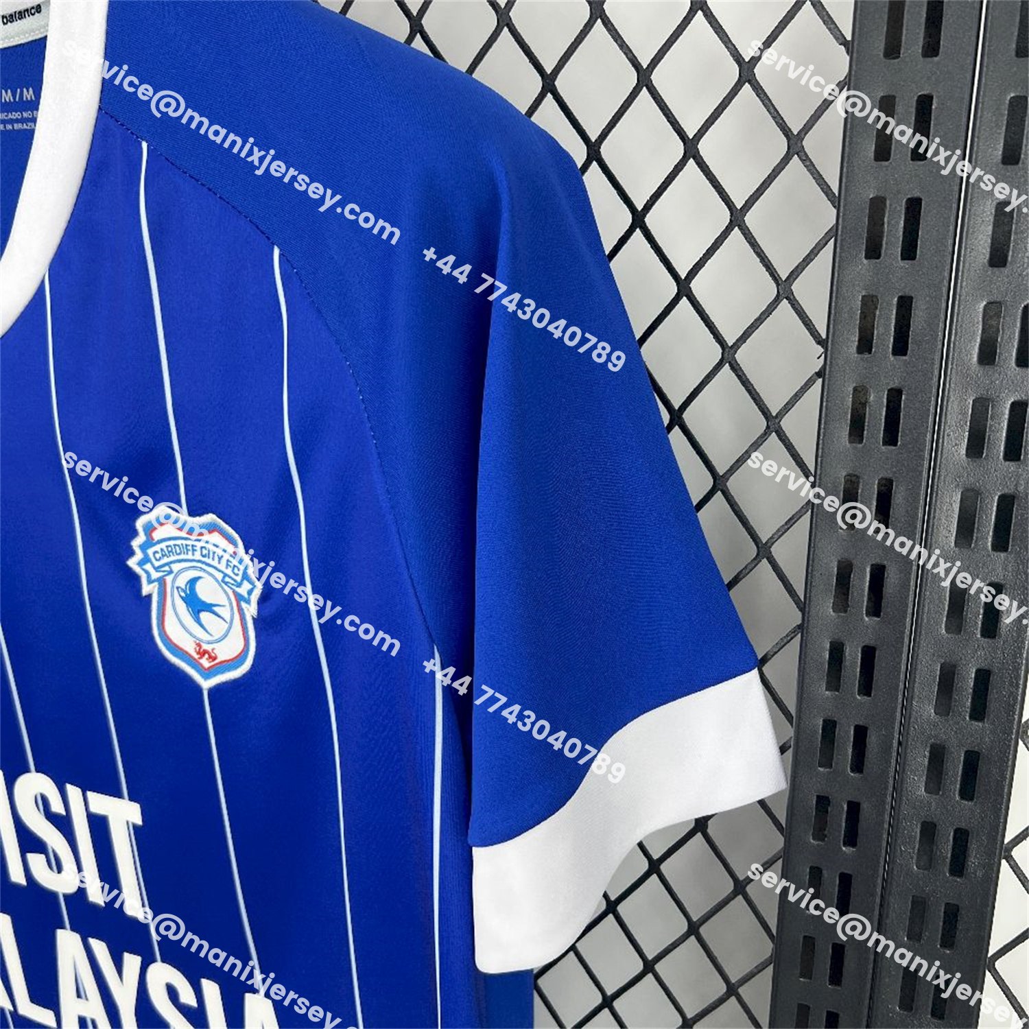 ManixJersey.com | Cardiff City 25-26 Home Jersey - Fans Version -Customize Name, Number and Patch | Worldwide Shipping