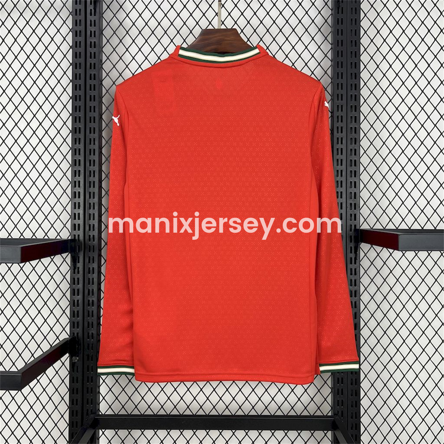 ManixJersey.com | Portugal 2025-26 Home Long Sleeve Jersey - Fans Version -Customize Name, Number and Patch | Worldwide Shipping