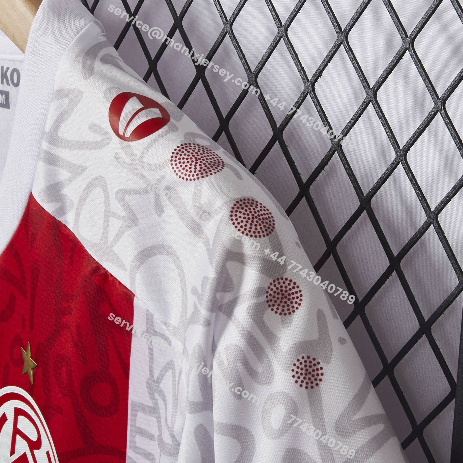 ManixJersey.com | Rot-Weiss Essen 25-26 Home Jersey - Fans Version -Customize Name, Number and Patch | Worldwide Shipping