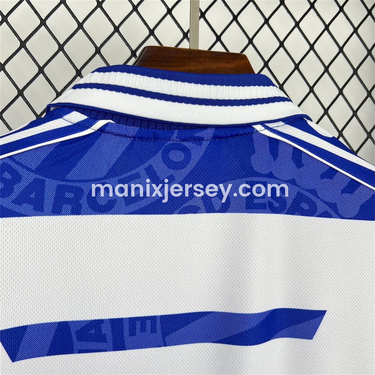 ManixJersey.com | Retro RCD Espanyol 1999-00 Home Jersey -Customize Name, Number and Patch | Worldwide Shipping