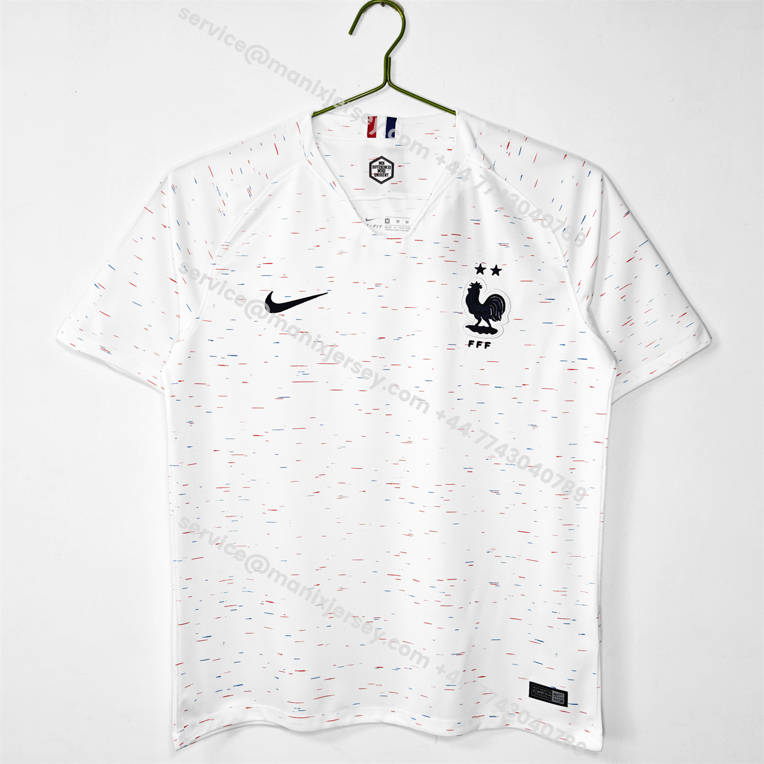 ManixJersey.com | Retro France 2018 Away Jersey -Customize Name, Number and Patch | Worldwide Shipping