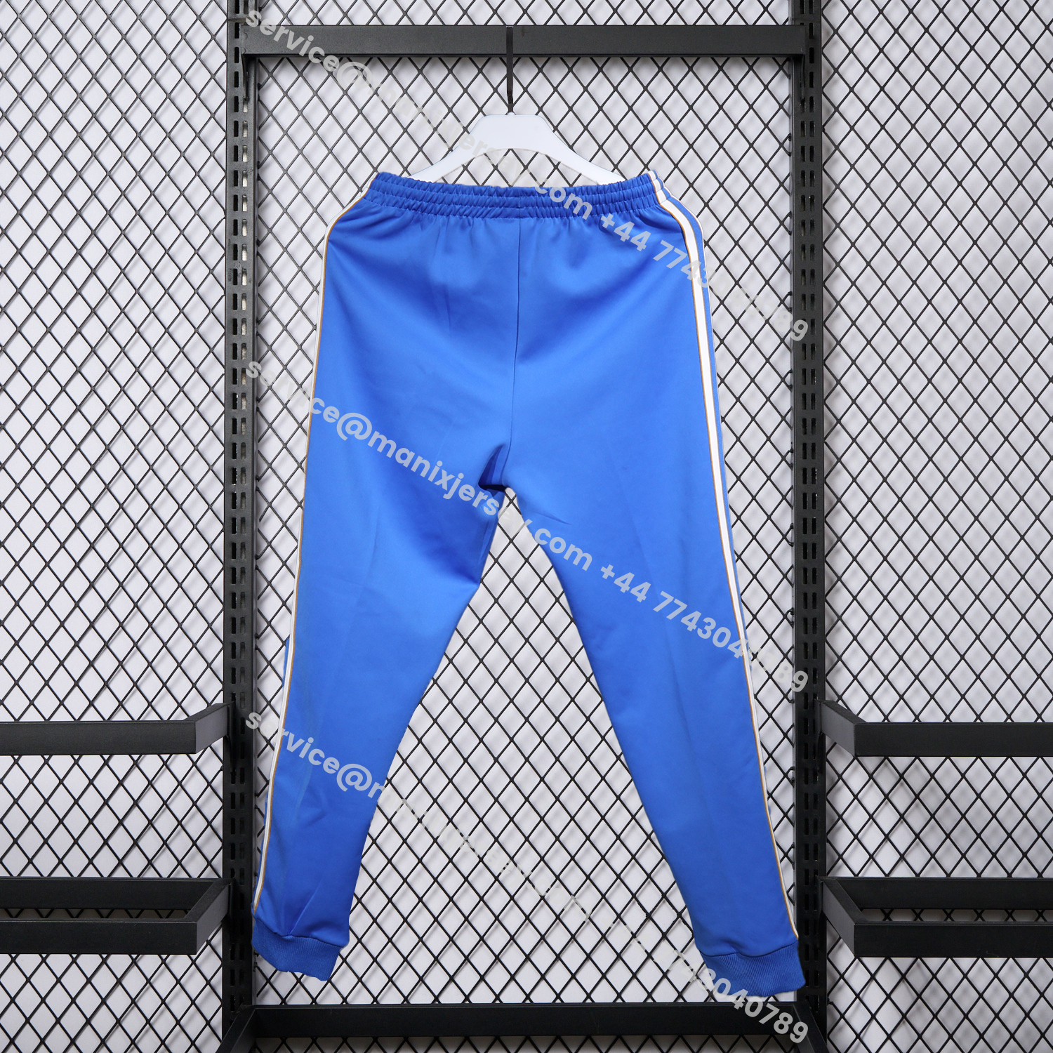 ManixJersey.com | Real Madrid 25-26 Pure Color Training Set - Blue Top and Blue Pants -Customize Name, Number and Patch | Worldwide Shipping