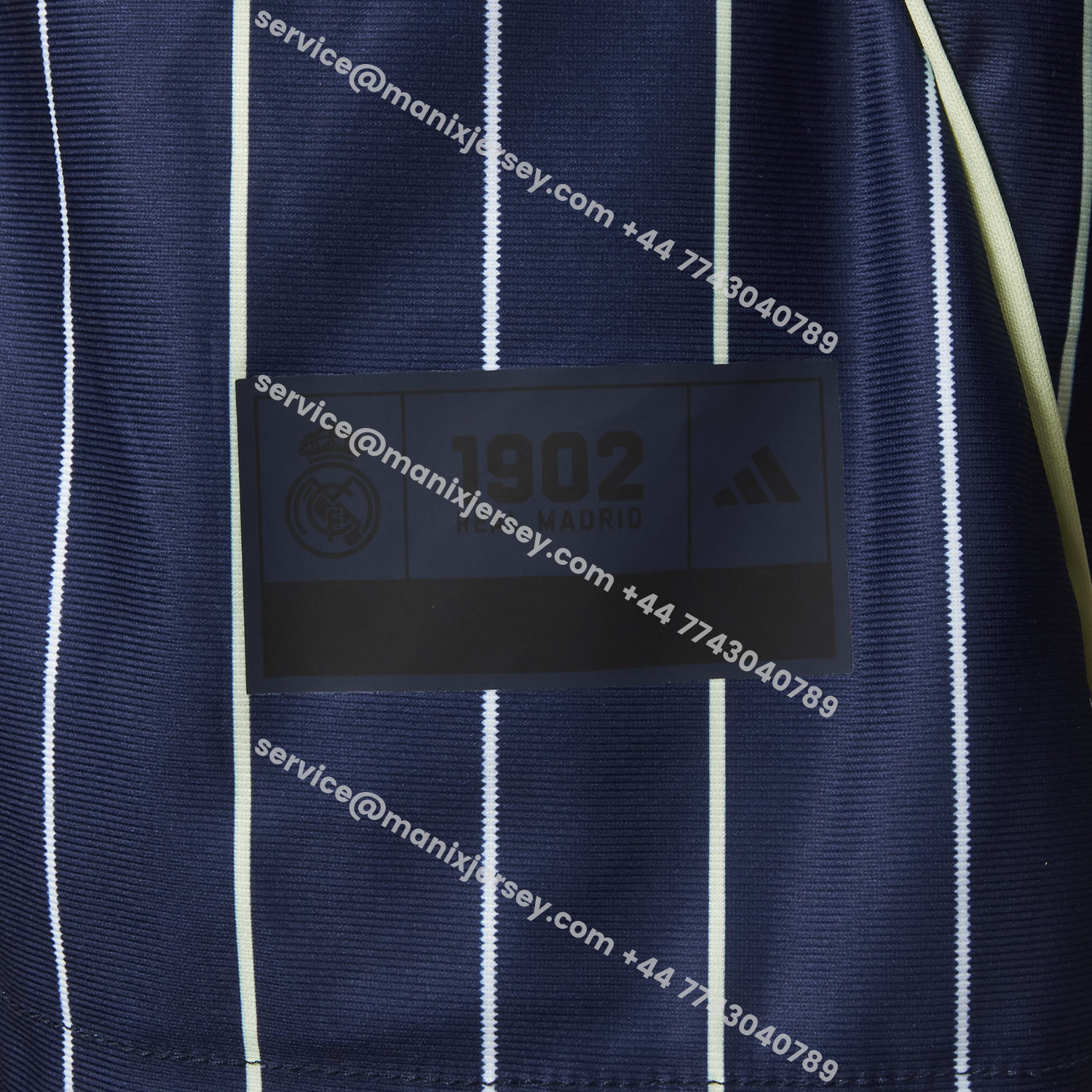 ManixJersey.com | Real Madrid 25-26 Deep Blue Baseball Jersey - Player Version -Customize Name, Number and Patch | Worldwide Shipping