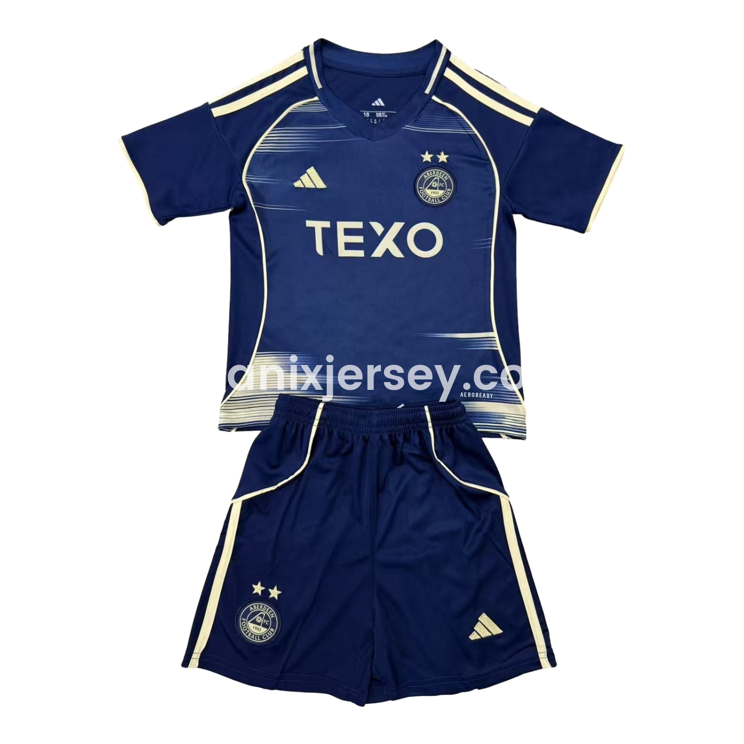 ManixJersey.com | Aberdeen 25-26 Away Men's Adult Jersey Set - Fans Version -Customize Name, Number and Patch | Worldwide Shipping