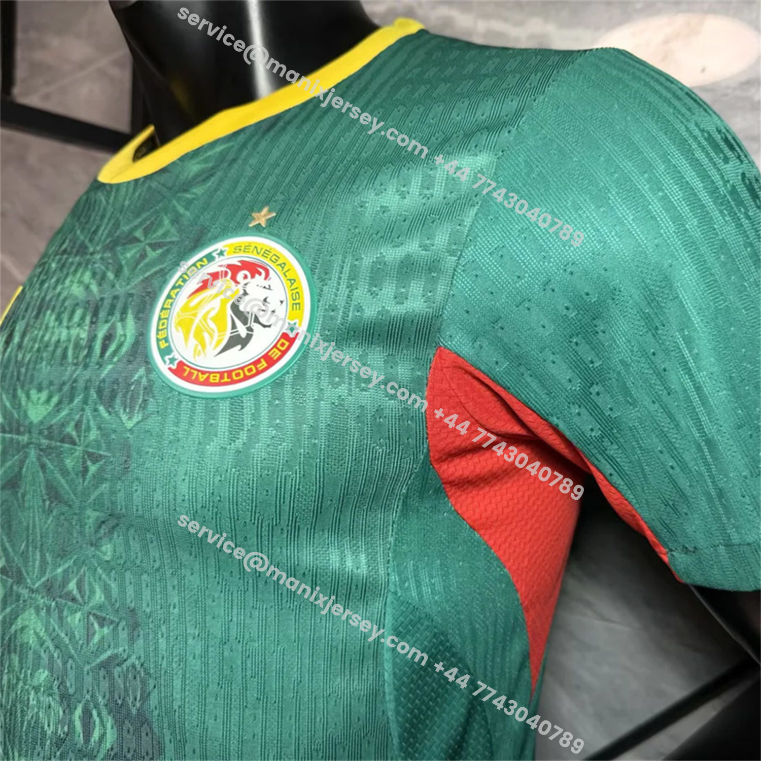 ManixJersey.com | Senegal 25-26 Away Green Jersey - Player Version -Customize Name, Number and Patch | Worldwide Shipping