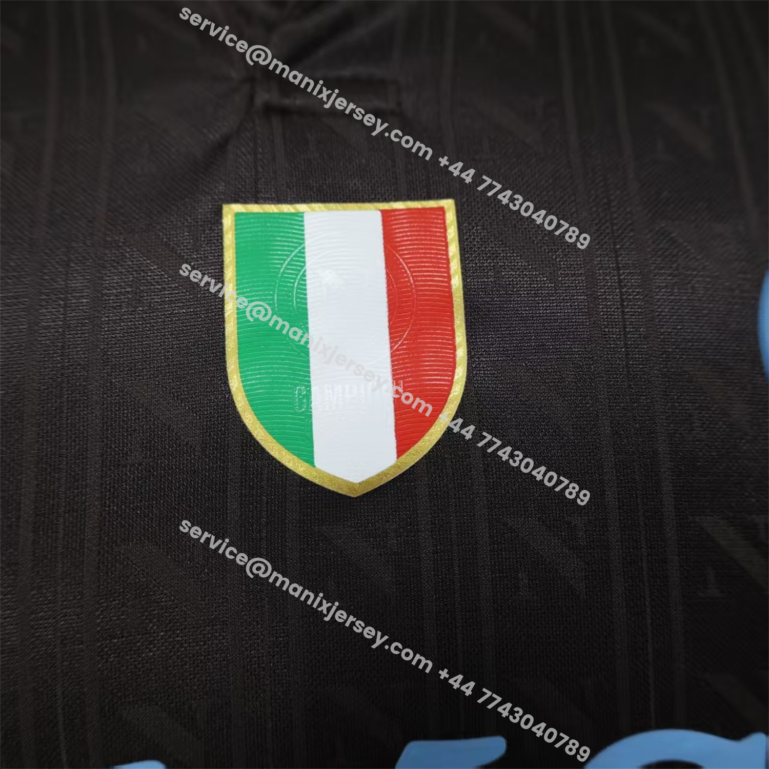 ManixJersey.com | Napoli 25-26 Third Black Jersey - Player Version -Customize Name, Number and Patch | Worldwide Shipping