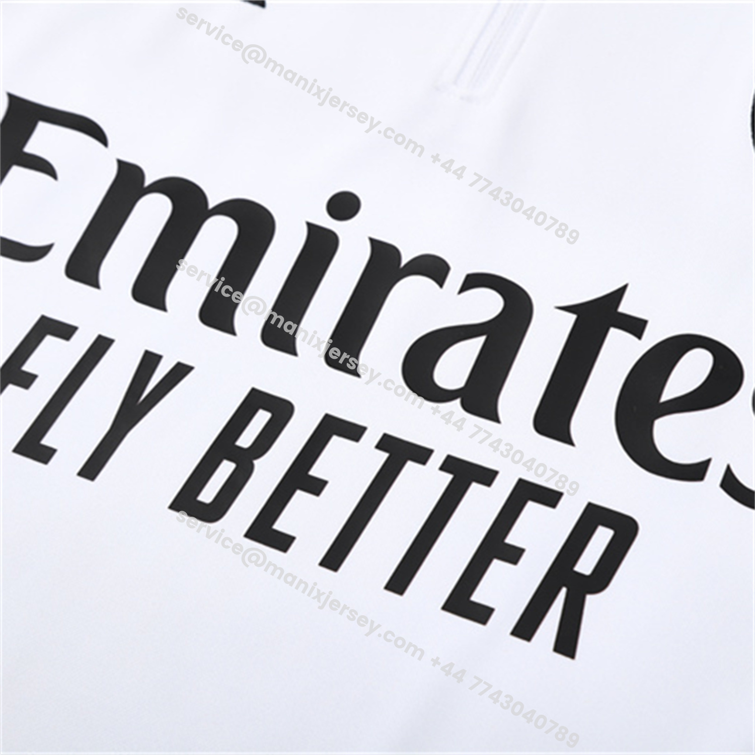 ManixJersey.com | Arsenal 25-26 Long Sleeve Training Set - White Top & Black Pants -Customize Name, Number and Patch | Worldwide Shipping