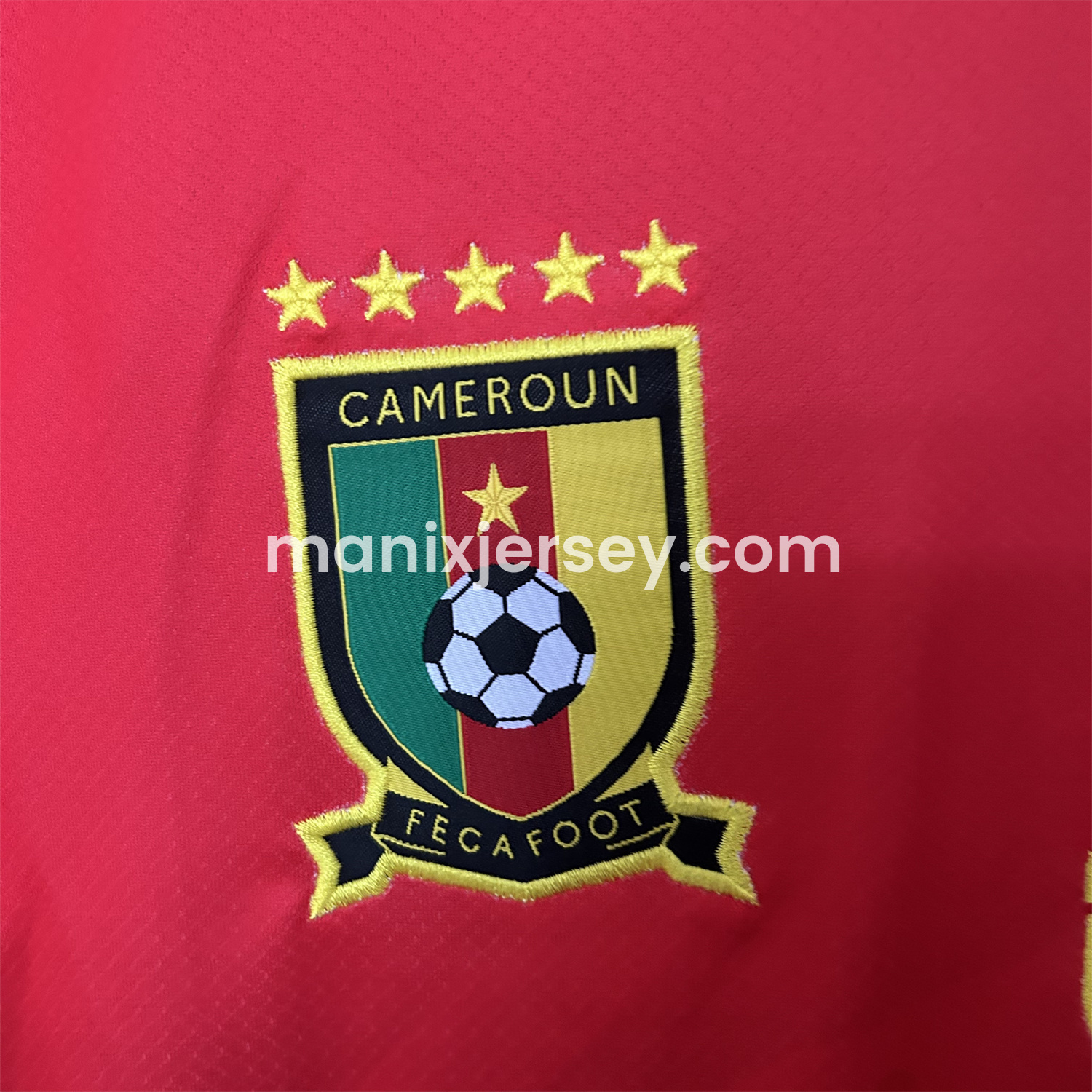 ManixJersey.com | Cameroon 25-26 Away Jersey - Fans Version -Customize Name, Number and Patch | Worldwide Shipping