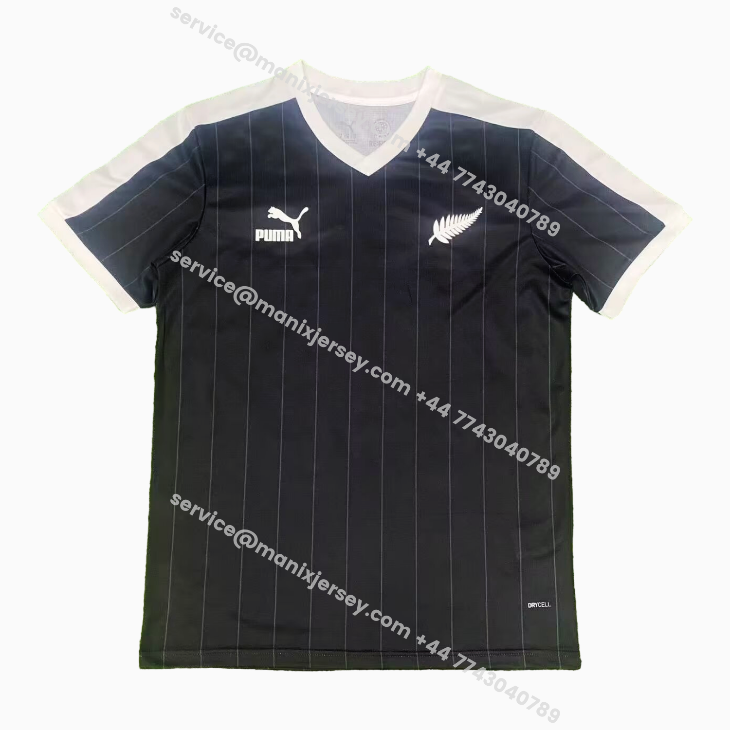 ManixJersey.com | New Zealand 2026 Away Black Jersey - Fans Version -Customize Name, Number and Patch | Worldwide Shipping