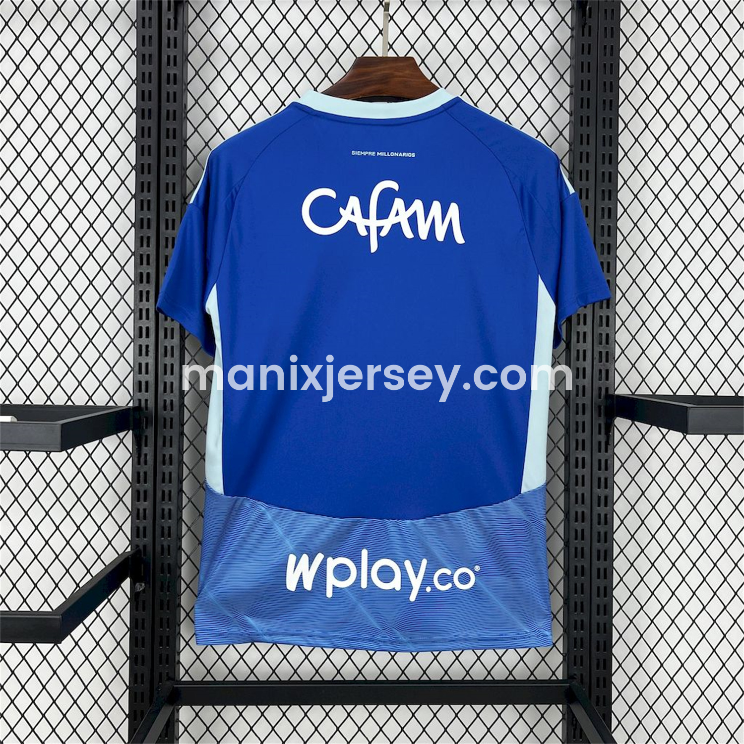 ManixJersey.com | Millonarios 25-26 Home Jersey - Fans Version -Customize Name, Number and Patch | Worldwide Shipping