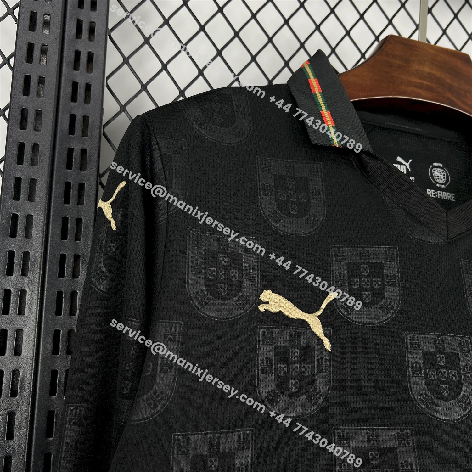 ManixJersey.com | Portugal 2026 Away Long Sleeves Jersey - Fans Version -Customize Name, Number and Patch | Worldwide Shipping