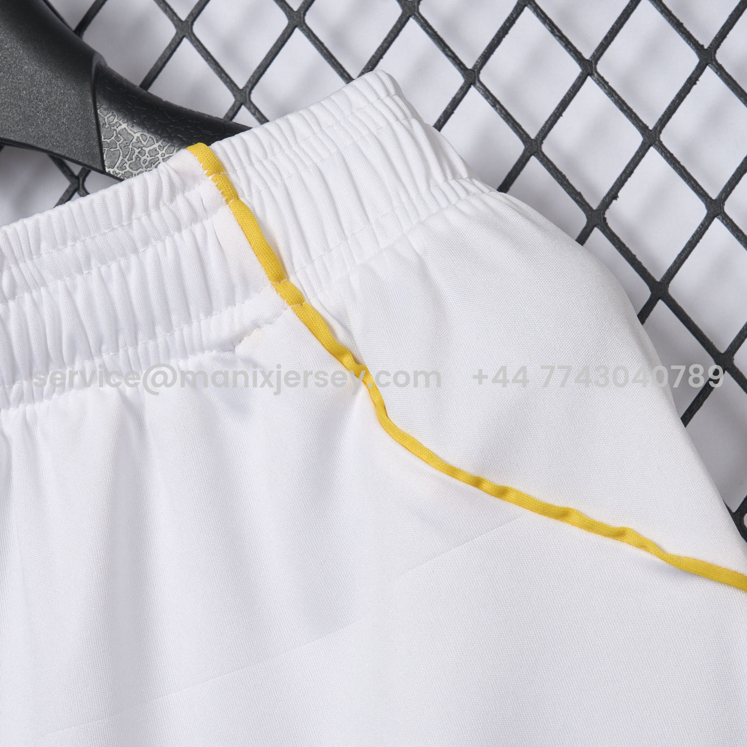 ManixJersey.com | Real Madrid 25-26 Home White Shorts - Player Version -Customize Name, Number and Patch | Worldwide Shipping