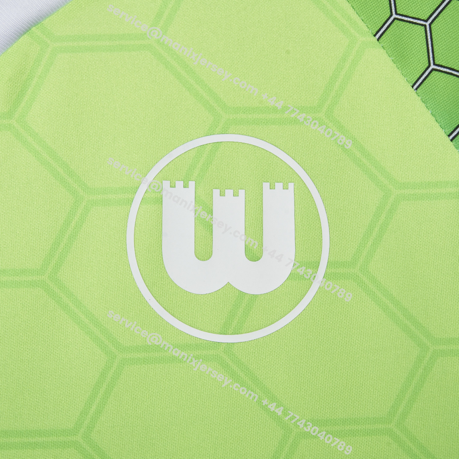 ManixJersey.com | Retro Wolfsburg 1997-98 Home Jersey -Customize Name, Number and Patch | Worldwide Shipping
