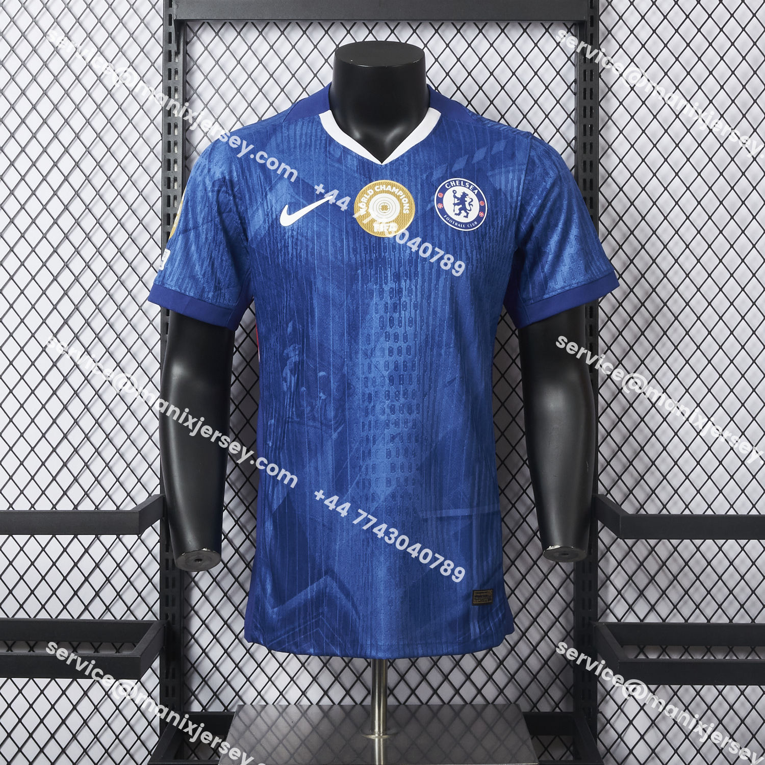 ManixJersey.com | C.H.E.L.S.E.A 25-26 Home Unsponsored Club World Cup Winner Jersey - Player Version -Customize Name, Number and Patch | Worldwide Shipping