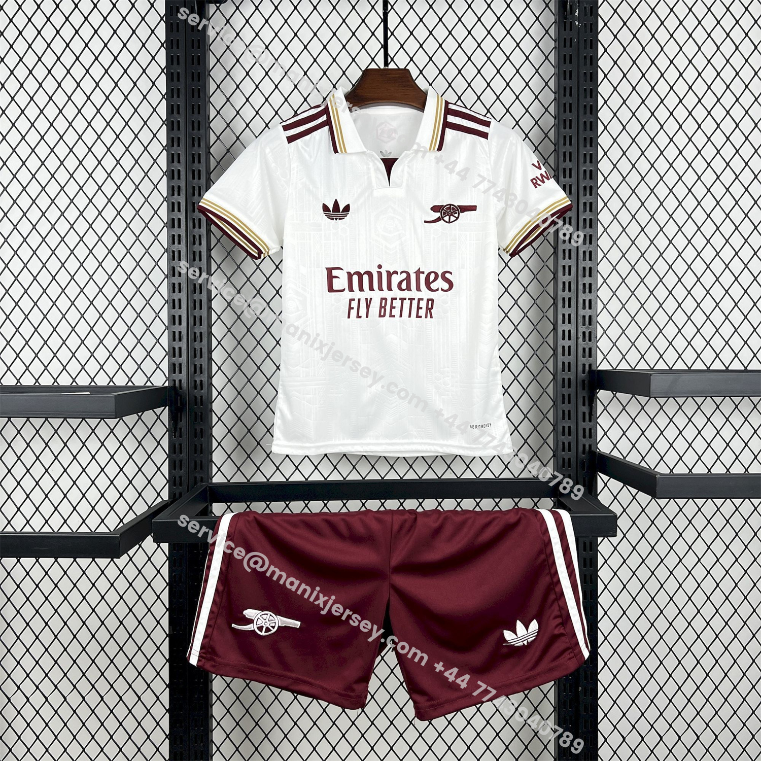 ManixJersey.com | Arsenal 25-26 Third Kids Kit -Customize Name, Number and Patch | Worldwide Shipping