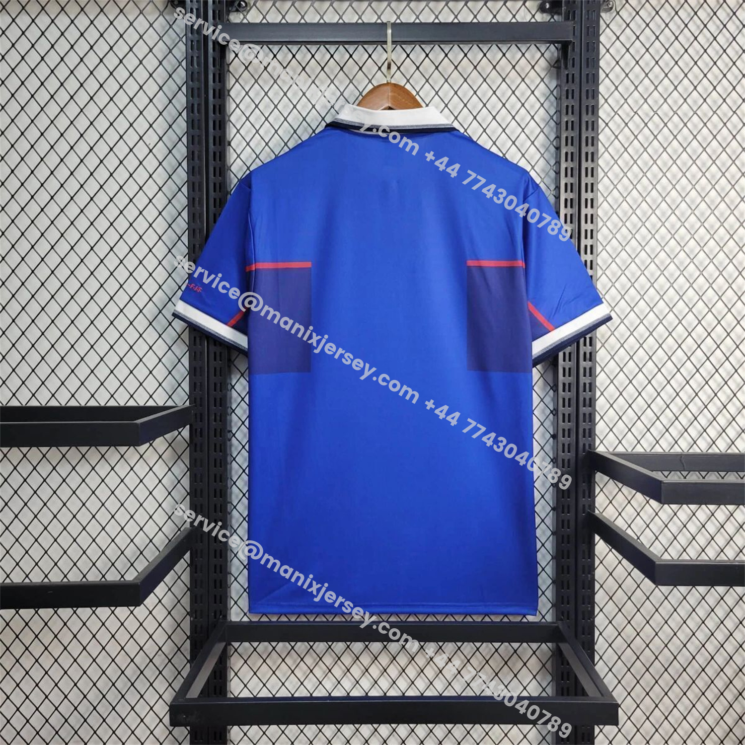 ManixJersey.com | Retro Glasgow Rangers 1997-99 Home Jersey -Customize Name, Number and Patch | Worldwide Shipping