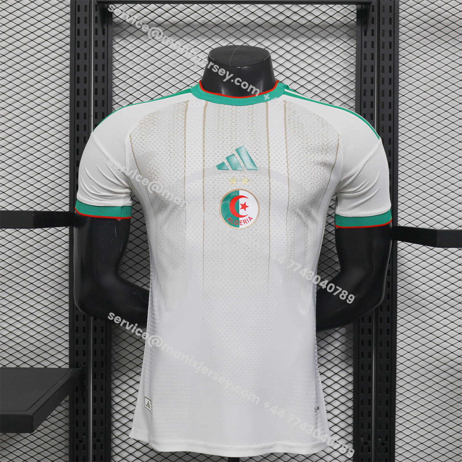 ManixJersey.com | Algeria 2026 Home Jersey With 2 Stars - Player Version -Customize Name, Number and Patch | Worldwide Shipping