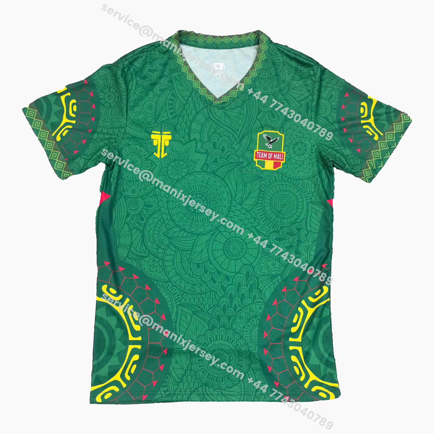 ManixJersey.com | Mali 25-26 Green Special Jersey - Fans Version -Customize Name, Number and Patch | Worldwide Shipping