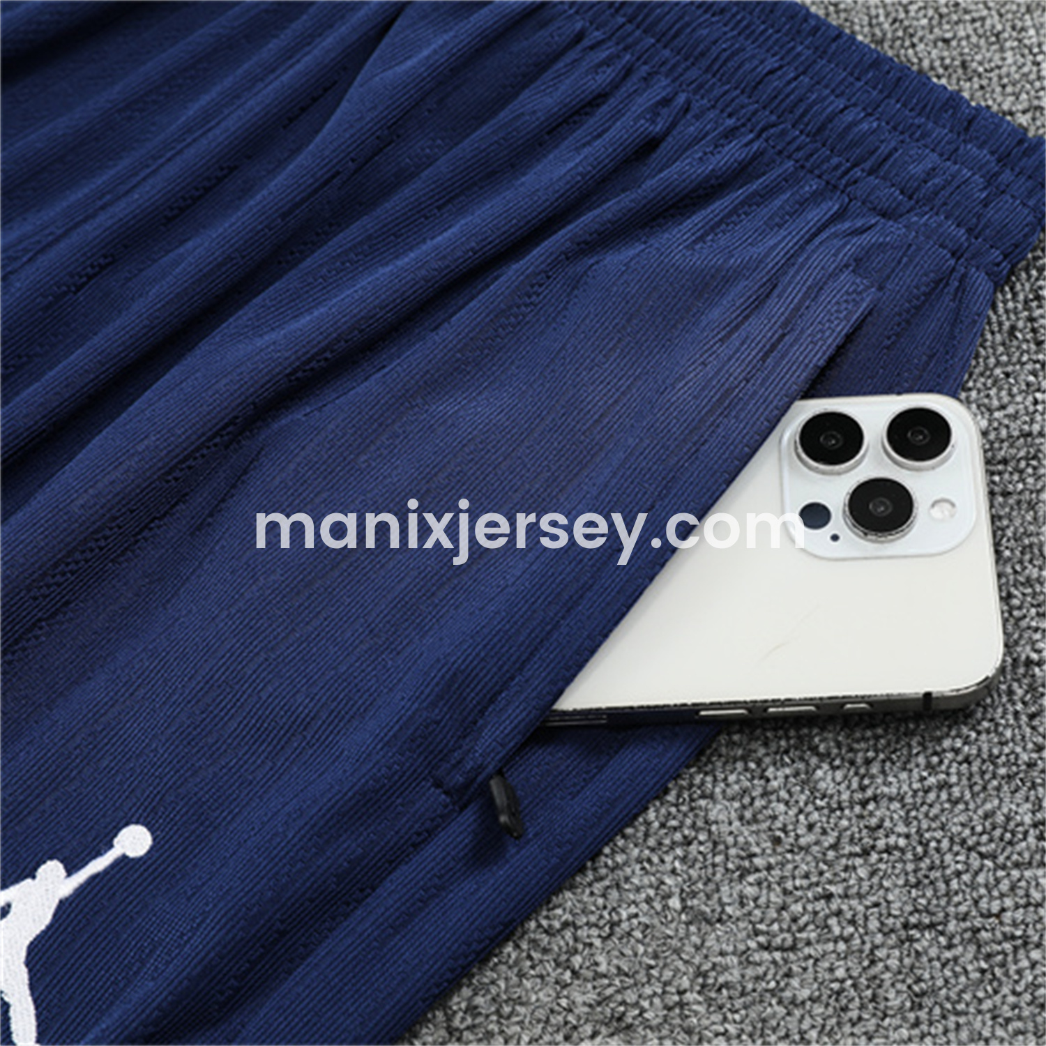 ManixJersey.com | Paris Saint-Germain PSG 25-26 Long Sleeves Training Set - Royal Blue Top & Royal Blue Pants -Customize Name, Number and Patch | Worldwide Shipping