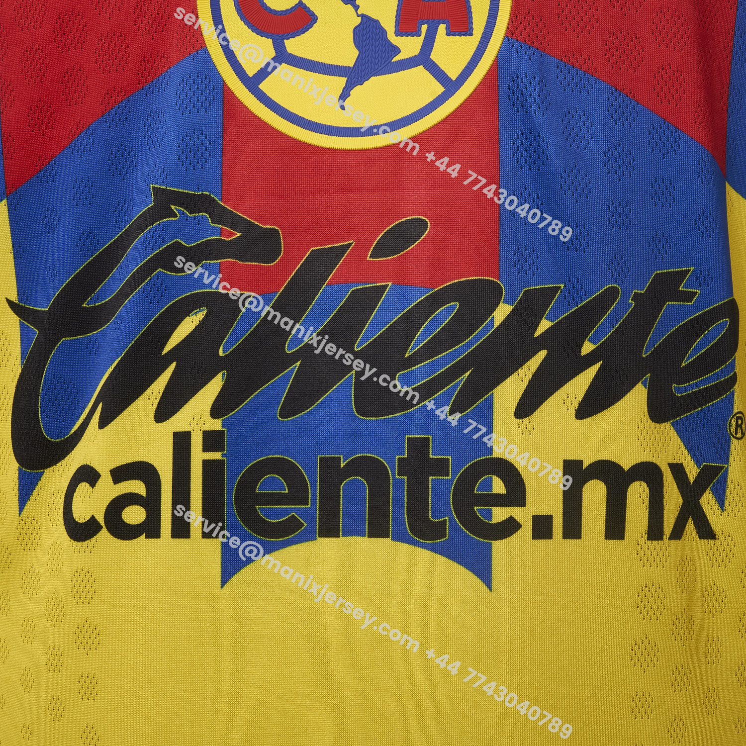 ManixJersey.com | 【Three-color Font】Club América 25-26 Home Yellow Jersey - Player Version -Customize Name, Number and Patch | Worldwide Shipping