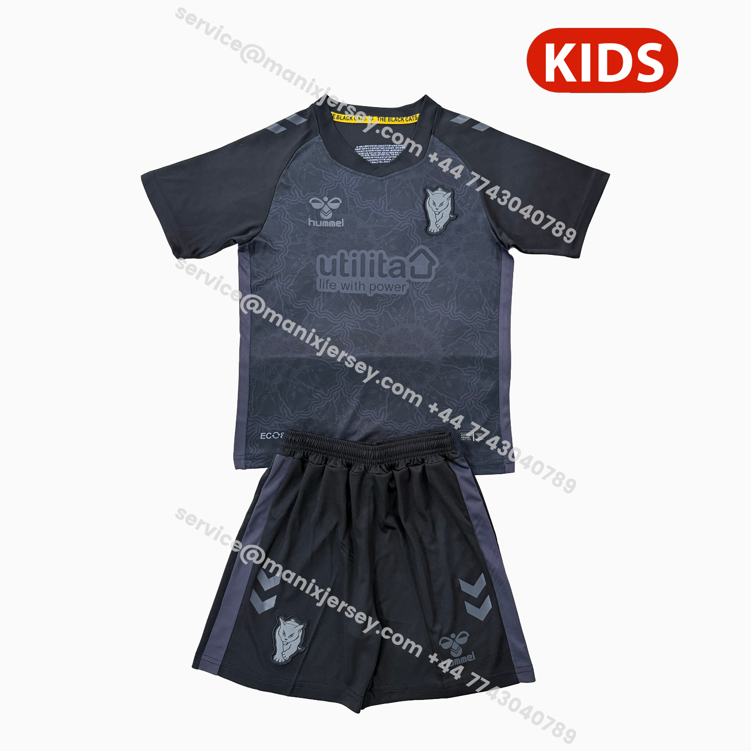 ManixJersey.com | Sunderland 25-26 Third Kids Kit -Customize Name, Number and Patch | Worldwide Shipping