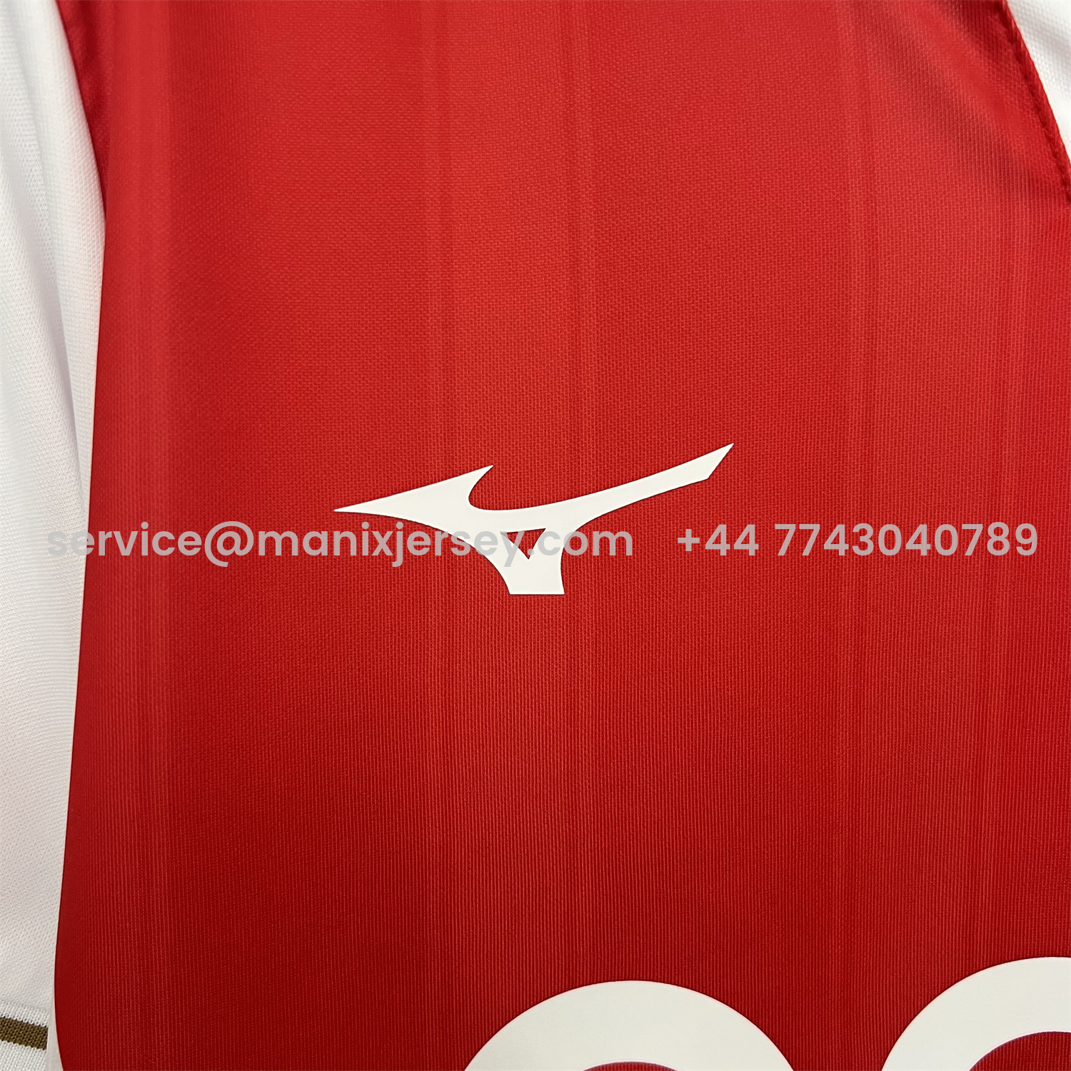 ManixJersey.com | AS Monaco 25-26 Home Jersey - Fans Version -Customize Name, Number and Patch | Worldwide Shipping