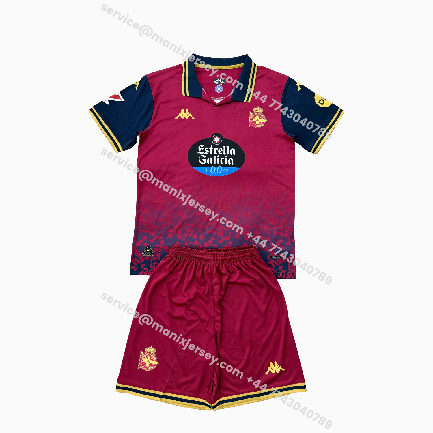 ManixJersey.com | Deportivo de La Coruña 25-26 Away Kids Kit -Customize Name, Number and Patch | Worldwide Shipping