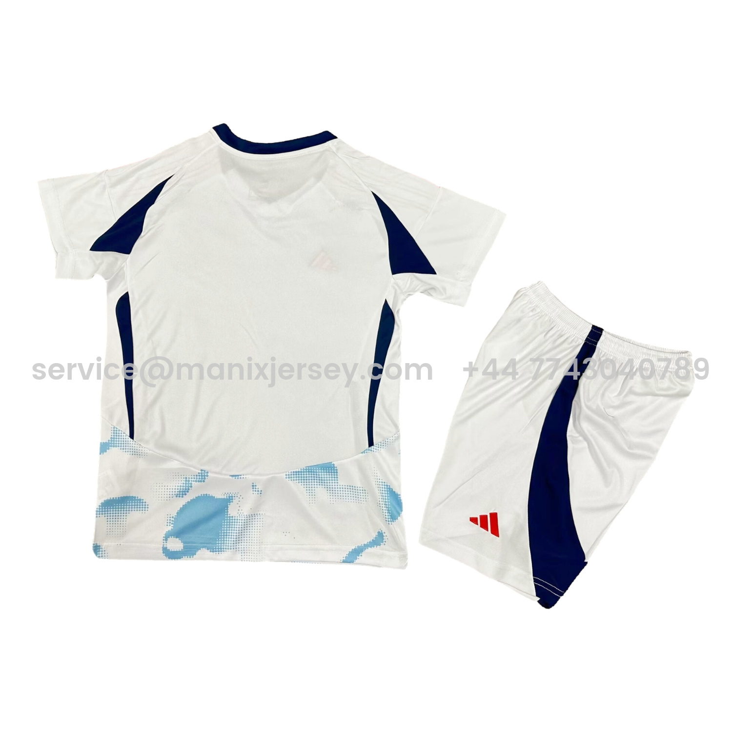 ManixJersey.com | Costa Rica 24-25 Away Kids Kit -Customize Name, Number and Patch | Worldwide Shipping