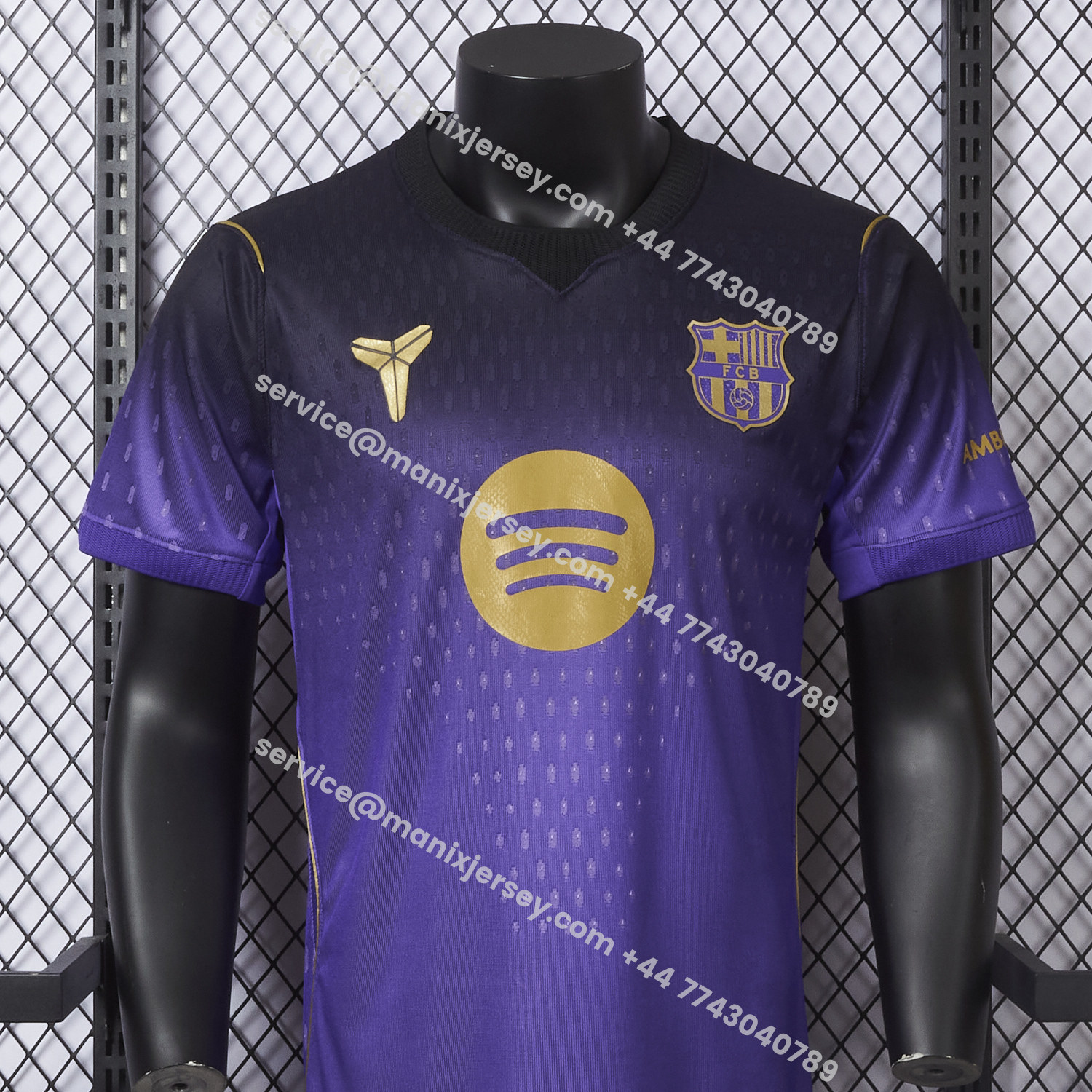 ManixJersey.com | Barcelona 26-27 Away Purple-Black Gradient Jersey - Player Version -Customize Name, Number and Patch | Worldwide Shipping