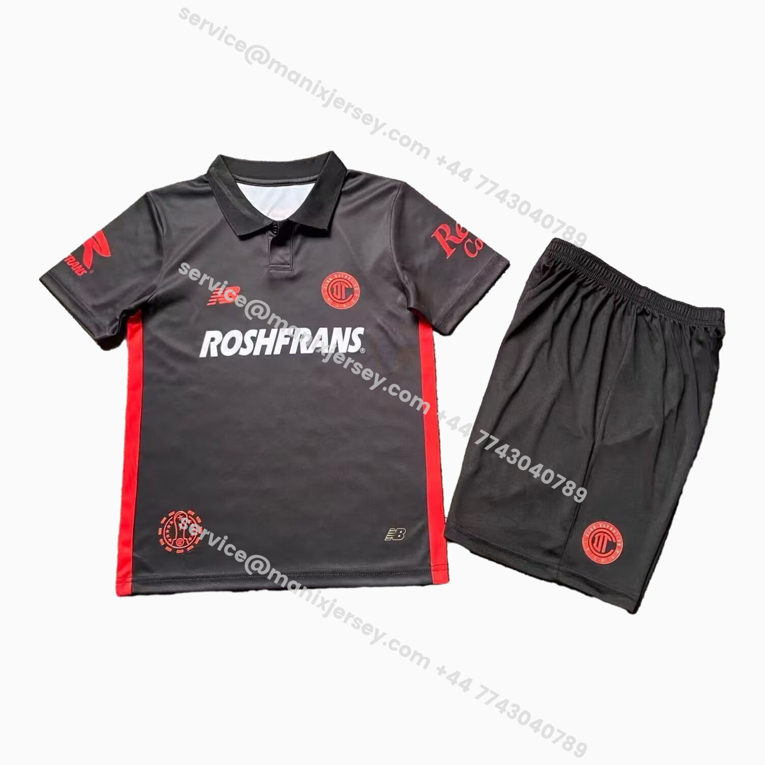 ManixJersey.com | Toluca 25-26 Third Black Kids Kit -Customize Name, Number and Patch | Worldwide Shipping