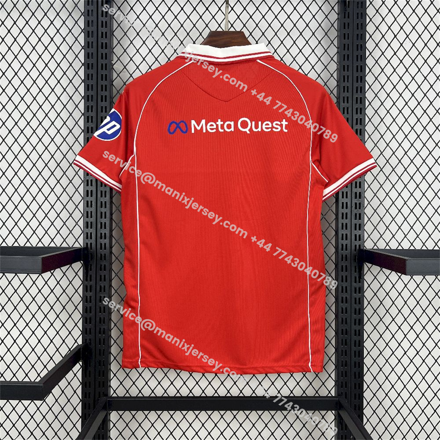 ManixJersey.com | Wrexham 25-26 Home Jersey - Fans Version -Customize Name, Number and Patch | Worldwide Shipping