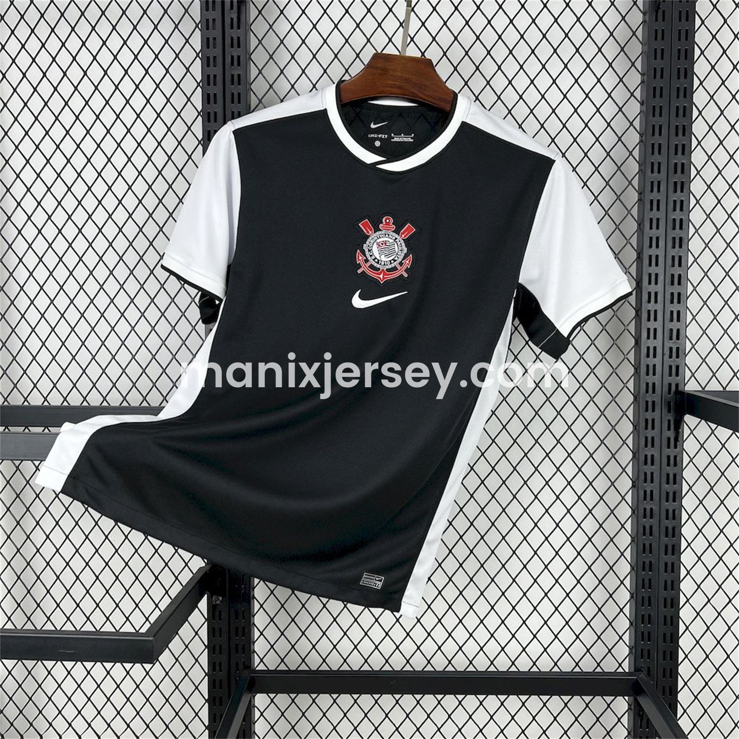 ManixJersey.com | Corinthians 2025-26 Away Jersey - Fans Version -Customize Name, Number and Patch | Worldwide Shipping