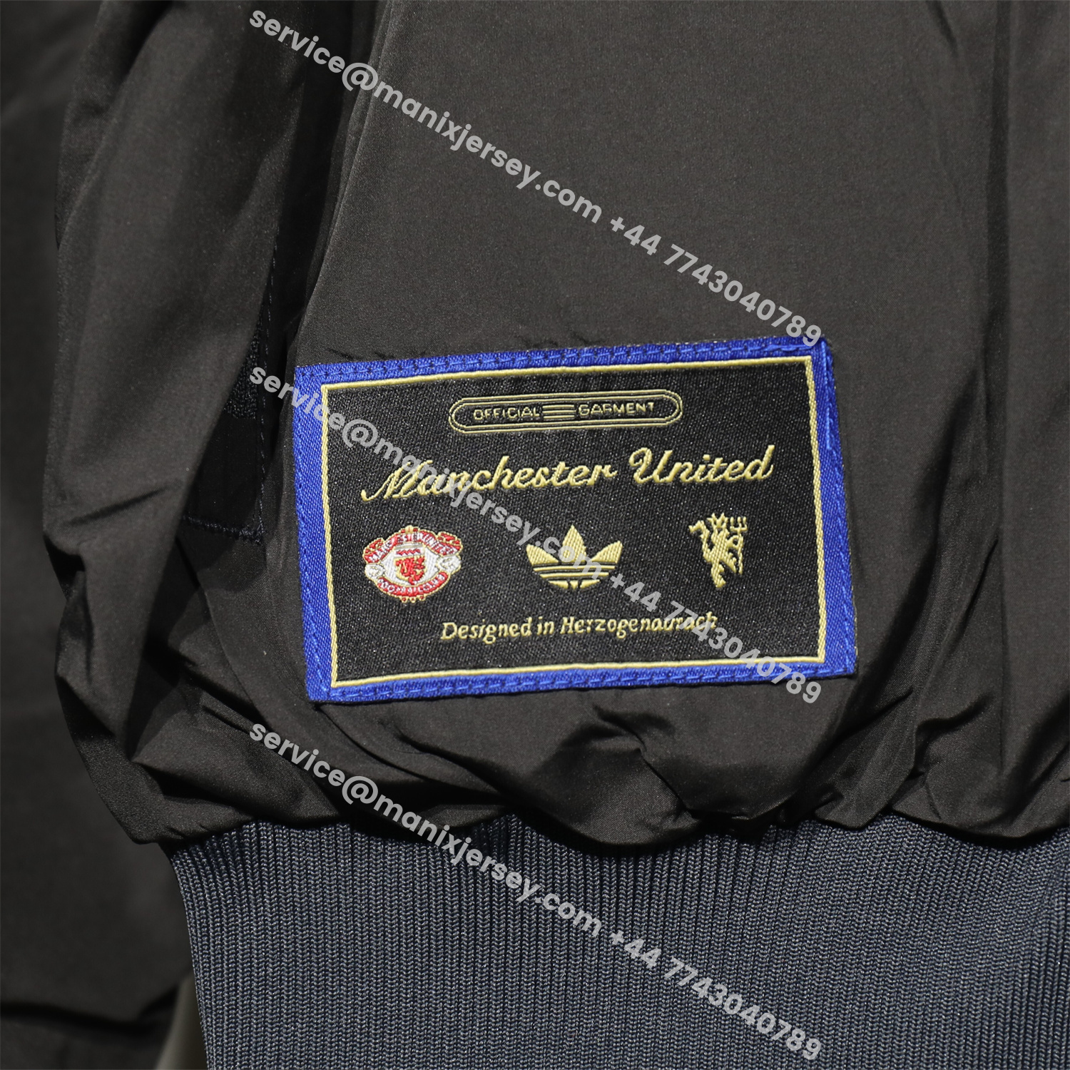 ManixJersey.com | Manchester United 25-26 Double Sided Reversible Windbreaker - Black & Purple -Customize Name, Number and Patch | Worldwide Shipping