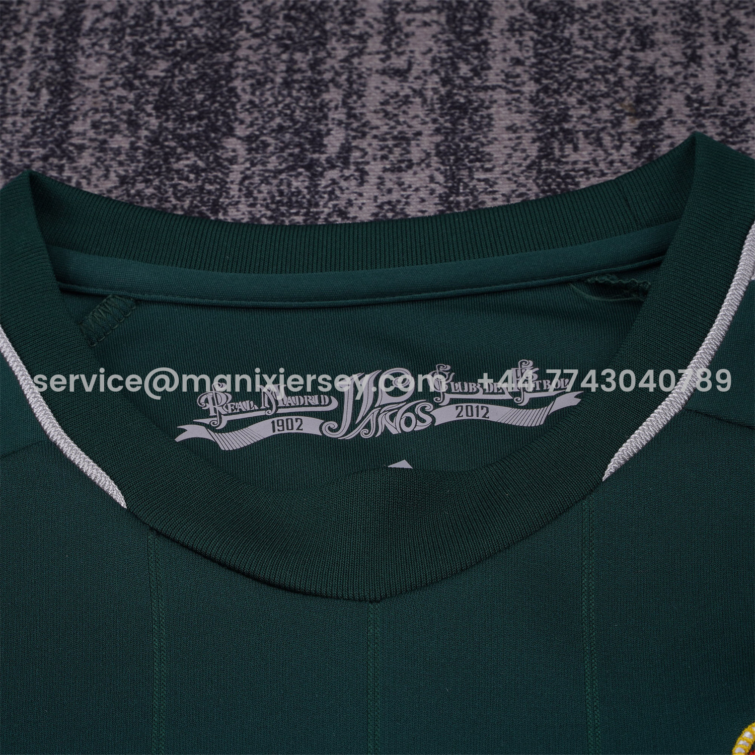 ManixJersey.com | Retro Real Madrid 2012-13 Third Green Kids Kit -Customize Name, Number and Patch | Worldwide Shipping