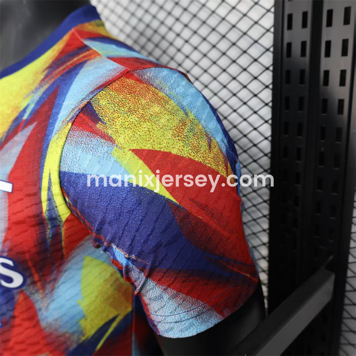 ManixJersey.com | Arsenal 25-26 Colorful Flame Graffiti Pre-match Training Jersey - Player Version -Customize Name, Number and Patch | Worldwide Shipping