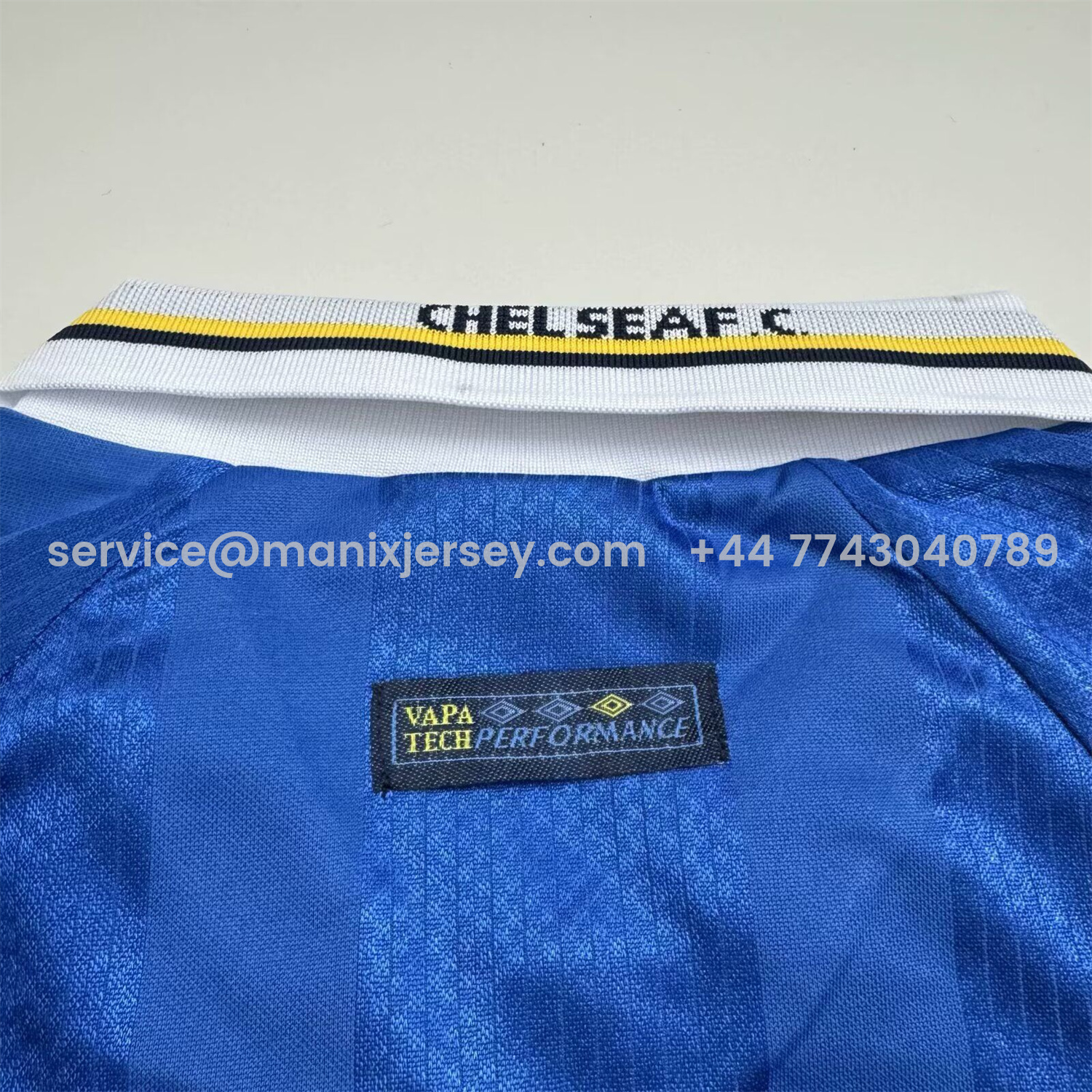 ManixJersey.com | Retro C.H.E.L.S.E.A 1997-99 Home Kids Kit -Customize Name, Number and Patch | Worldwide Shipping