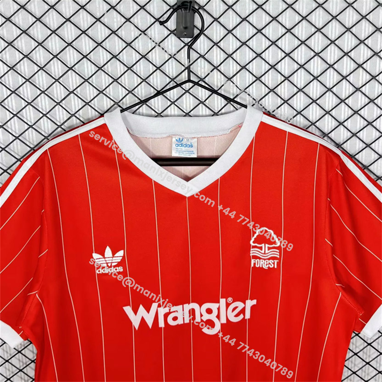 ManixJersey.com | Retro Nottingham Forest 1982-84 Home Jersey -Customize Name, Number and Patch | Worldwide Shipping