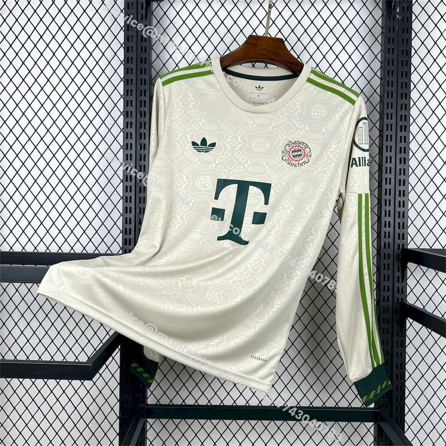 ManixJersey.com | Bayern Munich 25-26 Oktoberfest Long Sleeves Jersey - Fans Version -Customize Name, Number and Patch | Worldwide Shipping