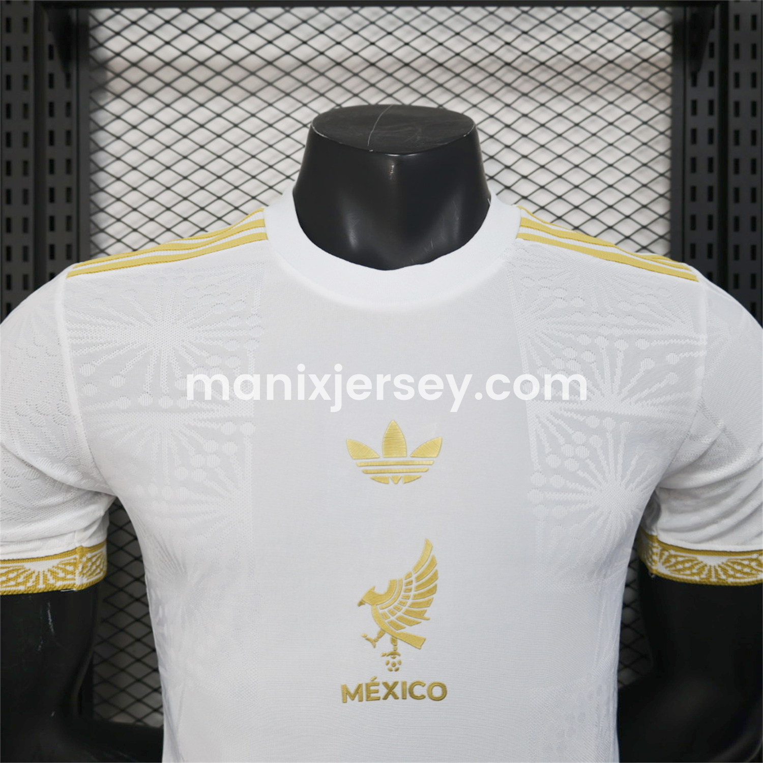 ManixJersey.com | Mexico 2025 Gold Cup White Special Edition Jersey - Player Version -Customize Name, Number and Patch | Worldwide Shipping