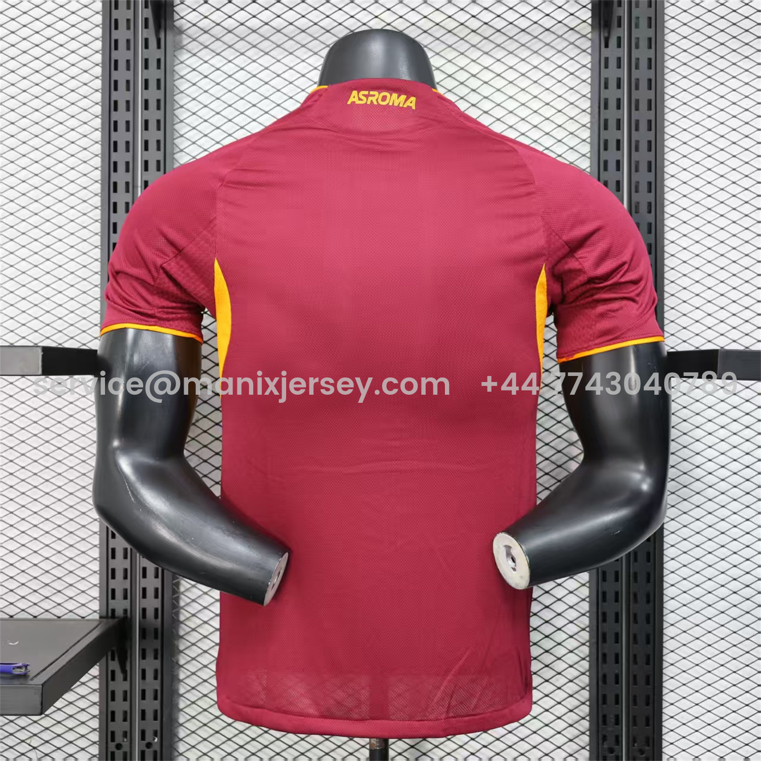 ManixJersey.com | AS Roma 25-26 Home Unsponsored Jersey - Player Version -Customize Name, Number and Patch | Worldwide Shipping