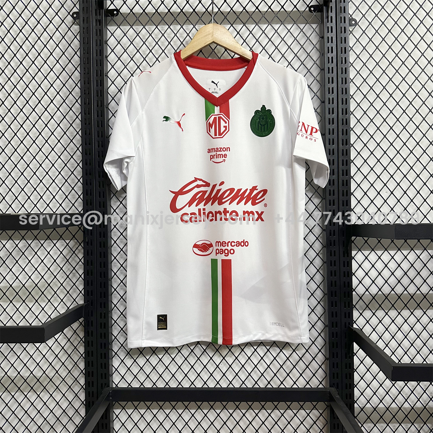 ManixJersey.com | Chivas de Guadalajara 25-26 Away Jersey - Fans Version -Customize Name, Number and Patch | Worldwide Shipping