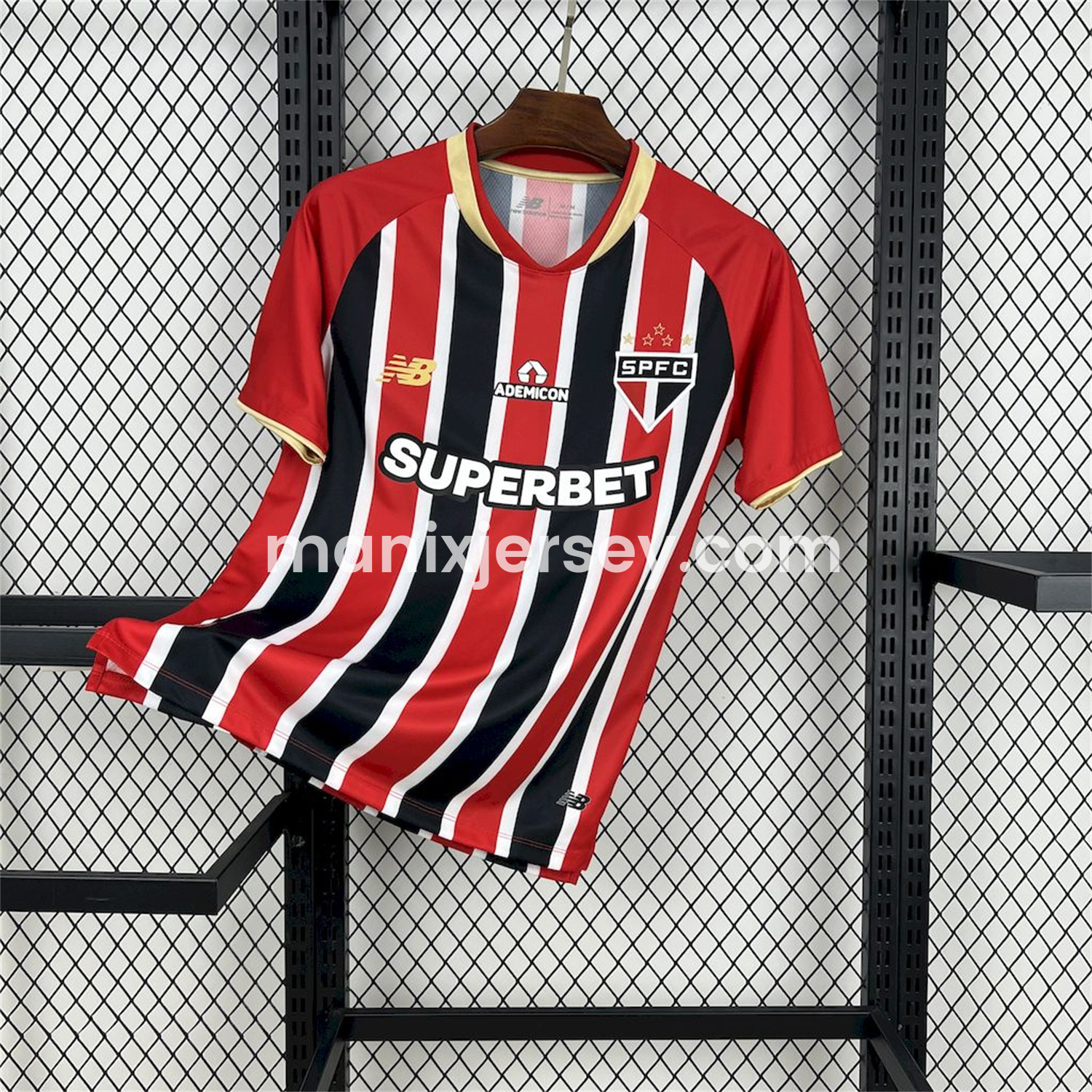 ManixJersey.com | Sao Paulo 25-26 Away Jersey - Fans Version -Customize Name, Number and Patch | Worldwide Shipping