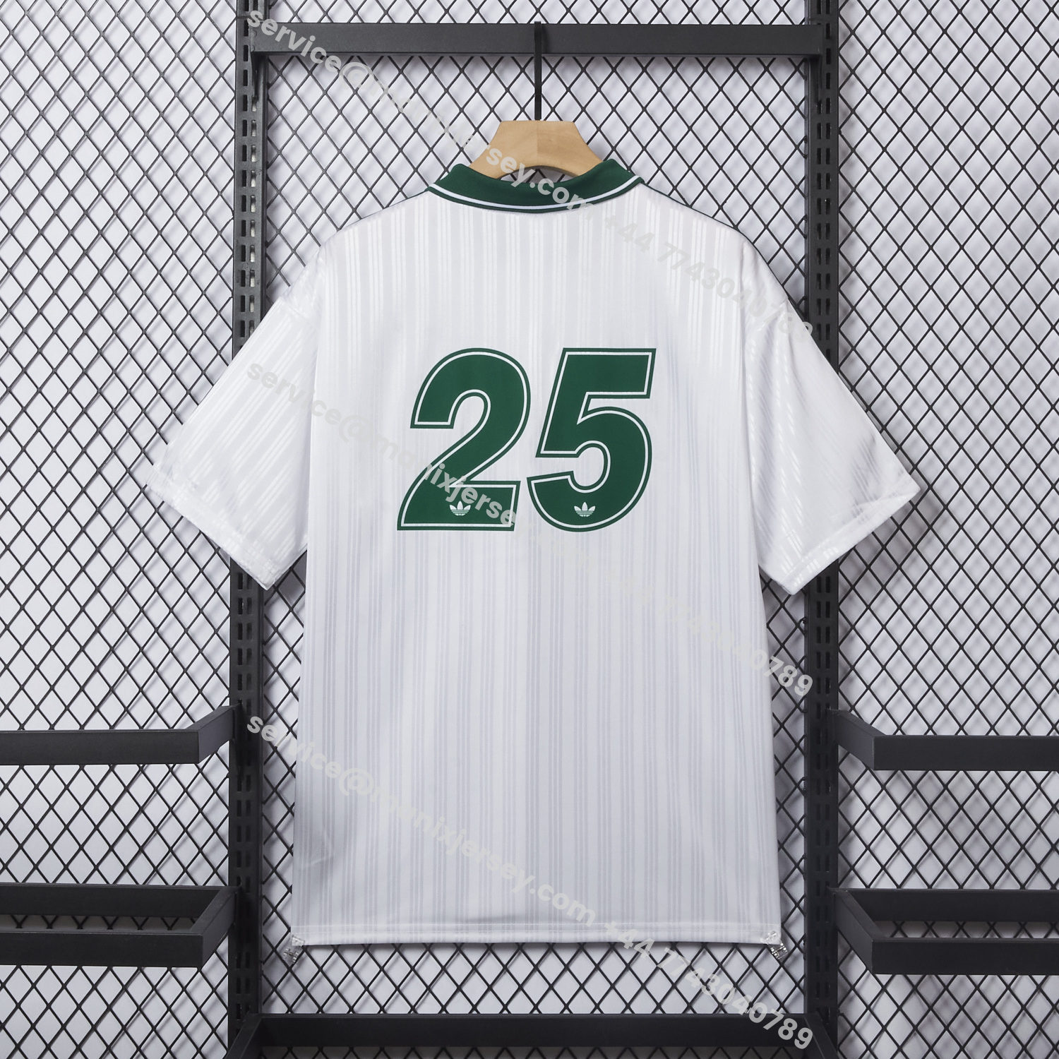 ManixJersey.com | Bohemian 25-26 Oasis Originals Tour Light White Jersey With Number 25 - Fans Version -Customize Name, Number and Patch | Worldwide Shipping