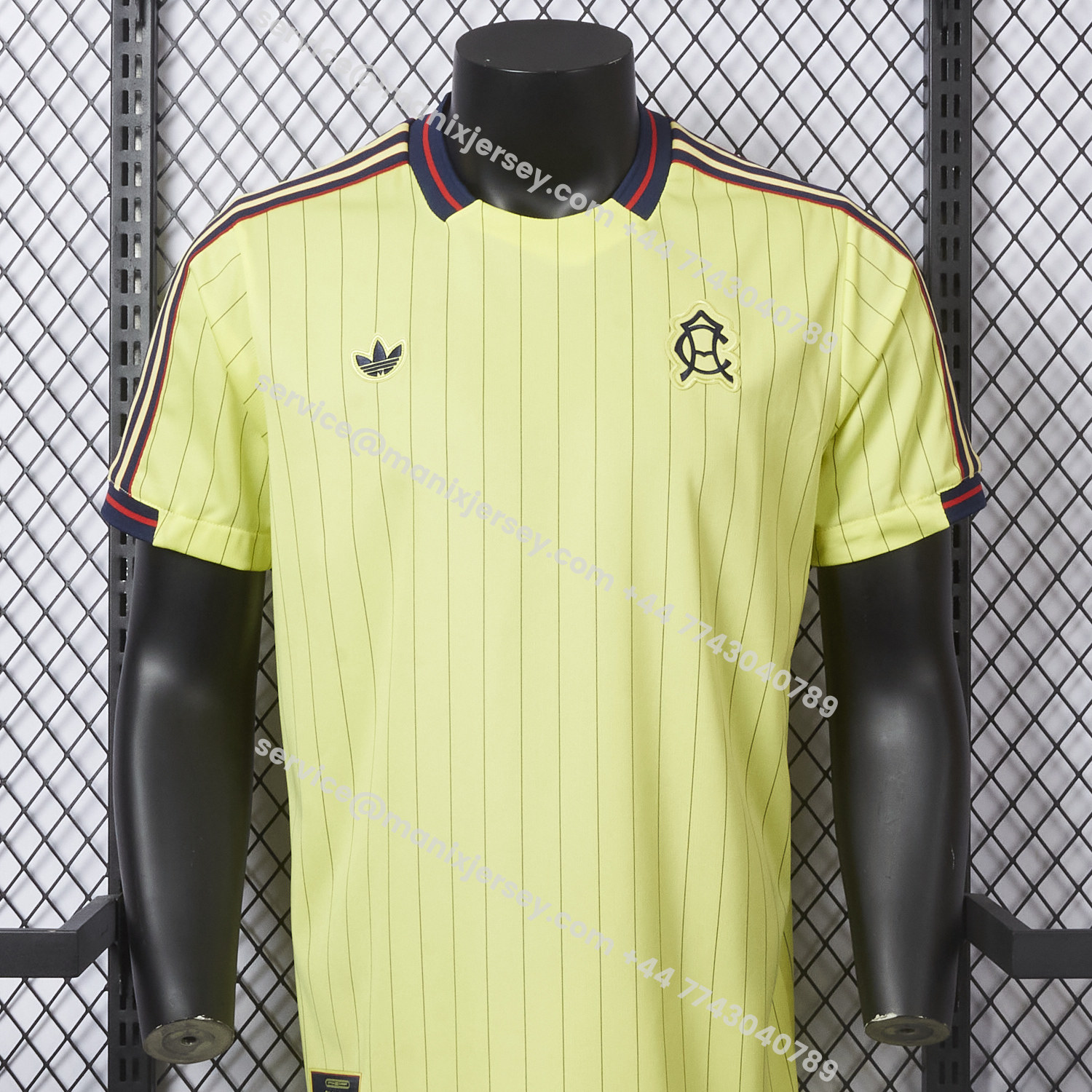 ManixJersey.com | Club América 25-26 Icon Travel Special Edition Yellow Jersey - Player Version -Customize Name, Number and Patch | Worldwide Shipping