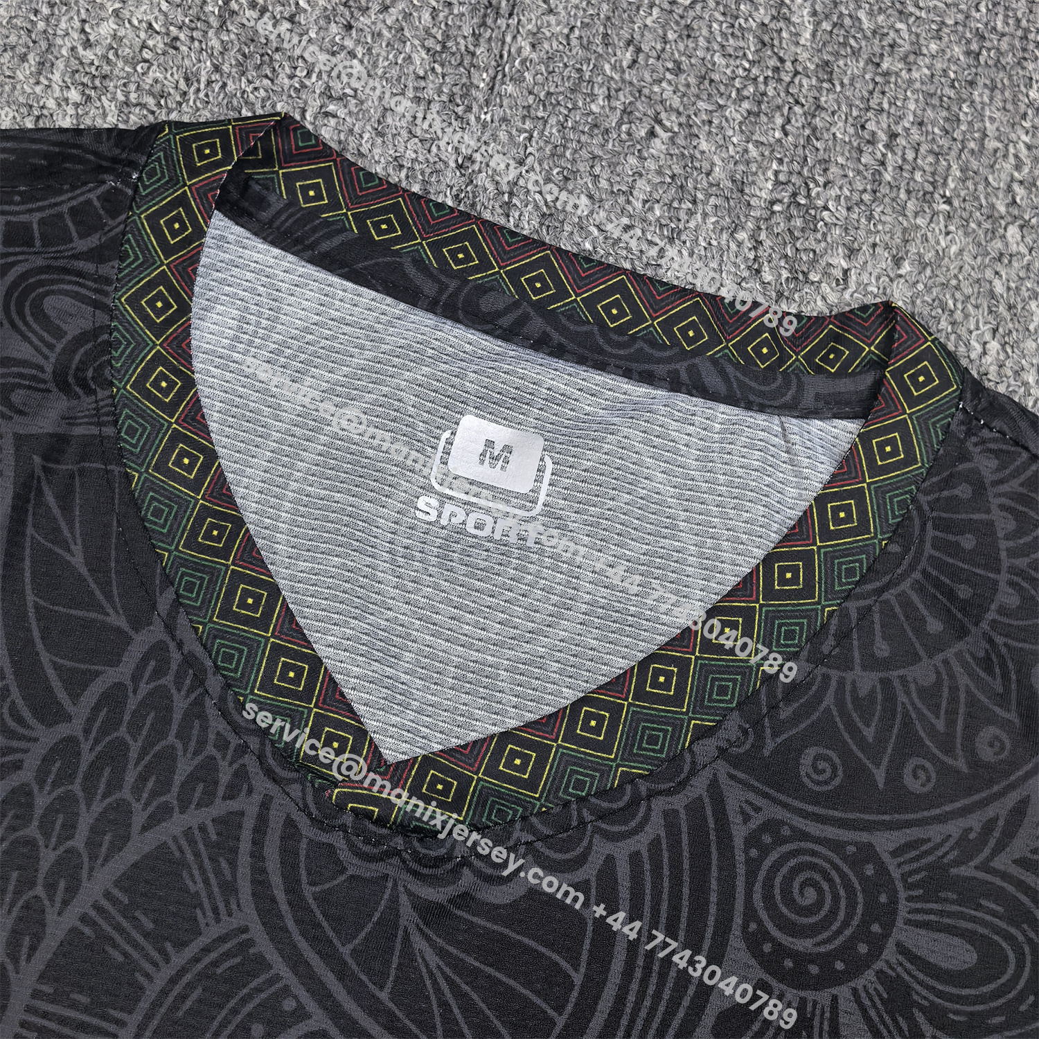 ManixJersey.com | Mali 25-26 Black Special Jersey - Fans Version -Customize Name, Number and Patch | Worldwide Shipping