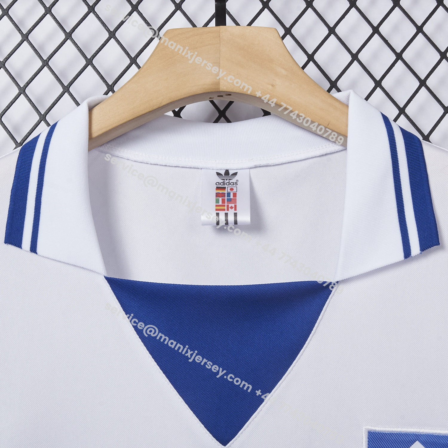 ManixJersey.com | Retro Hamburger SV 1979 Home White Jersey -Customize Name, Number and Patch | Worldwide Shipping